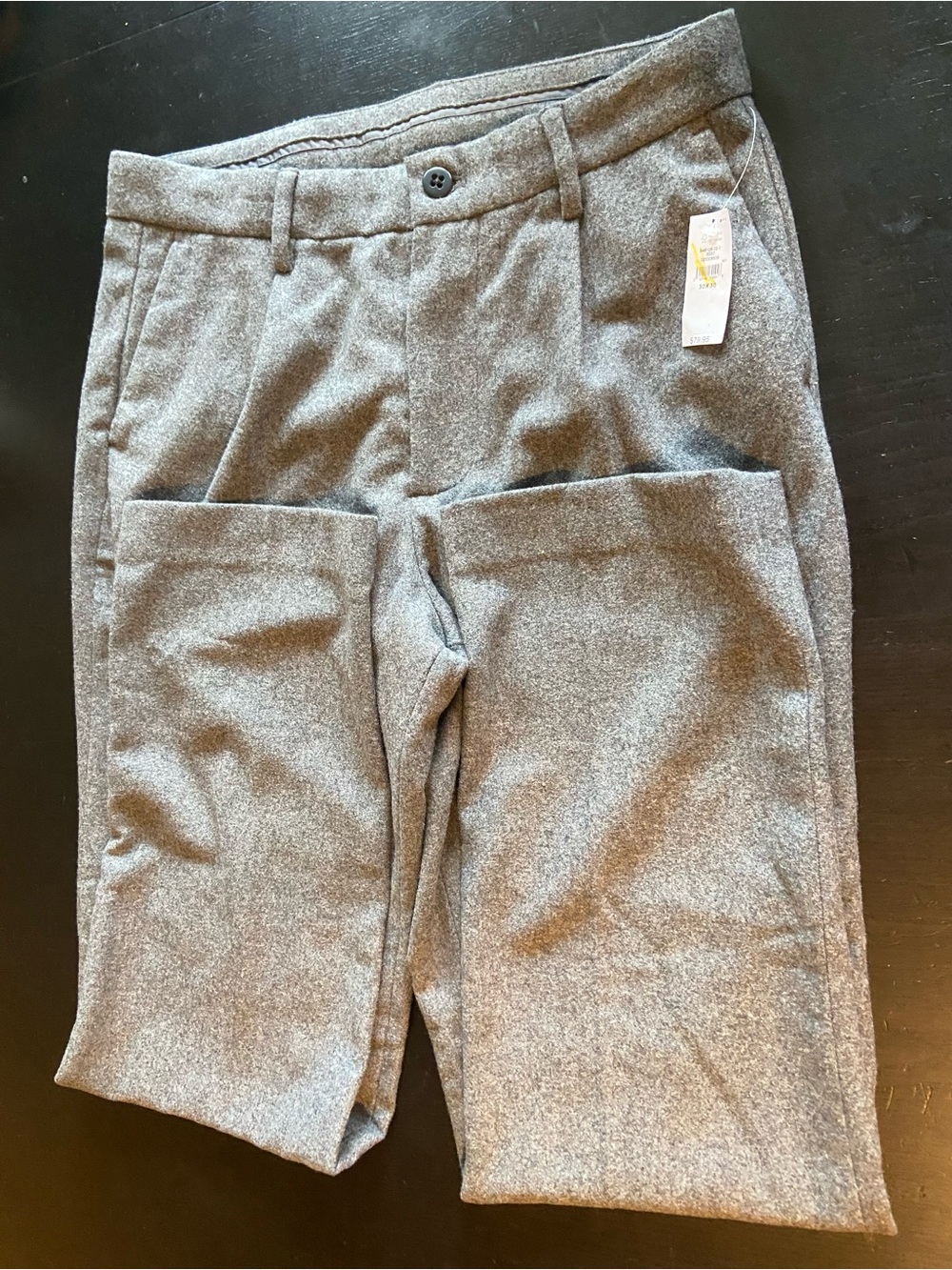 Womens light Gray Wool-Blend Dress Pants Gap size 30 x 30 8-10